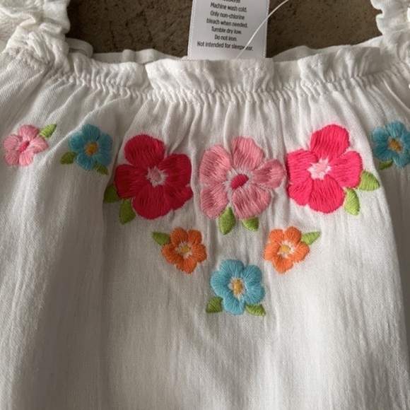 Gymboree White Embroidered Romper 4T NWT - Picture 2 of 5